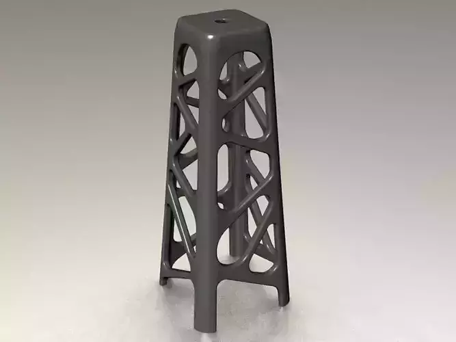 Wakanda Voronoi Stool