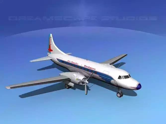 Convair CV-340 LA Dodgers