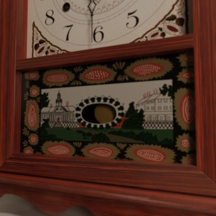 Mantle Clock 3D model_3