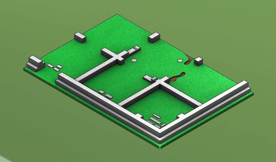 Santorini Board Game Board Free 3D print model_4