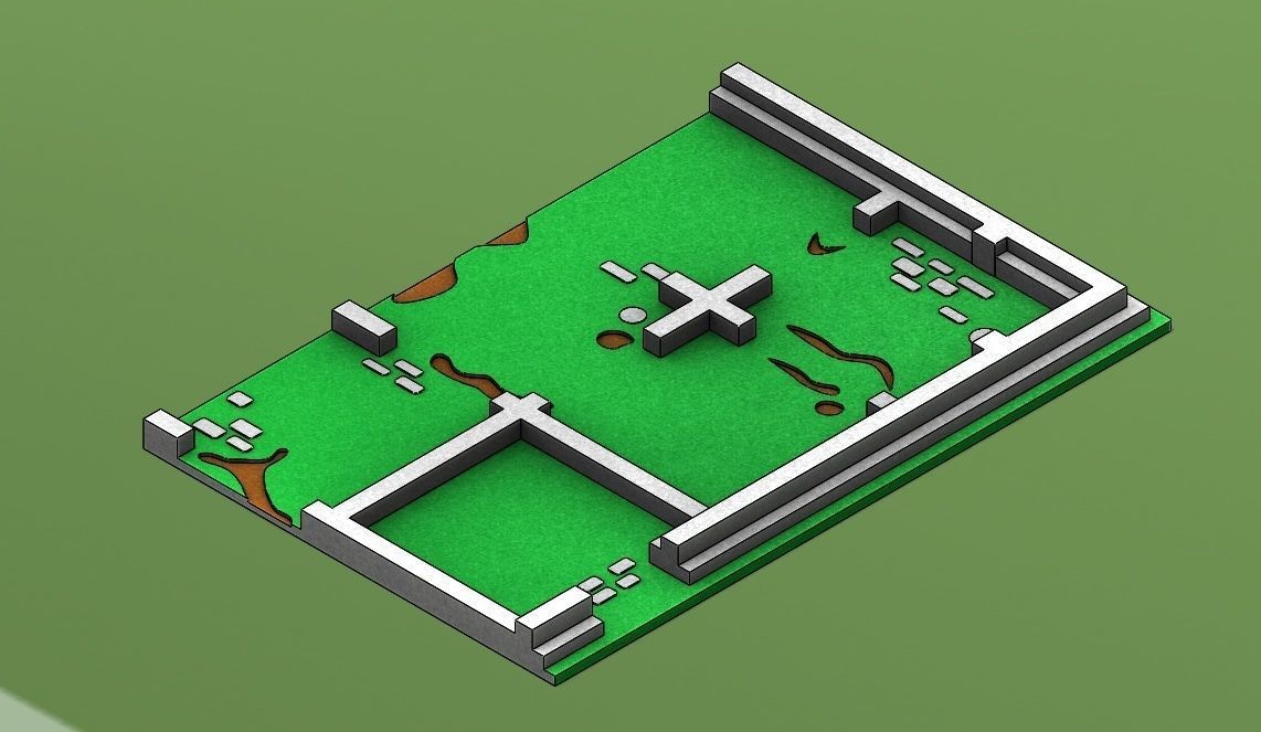 Santorini Board Game Board Free 3D print model_3