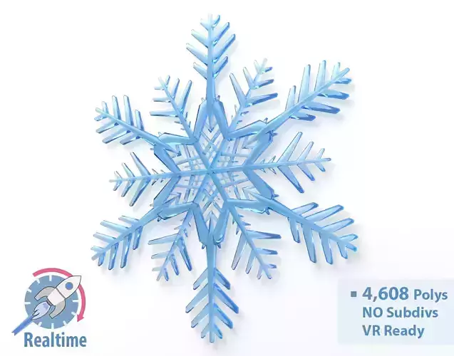 Snowflake Low-Poly - Tracery -