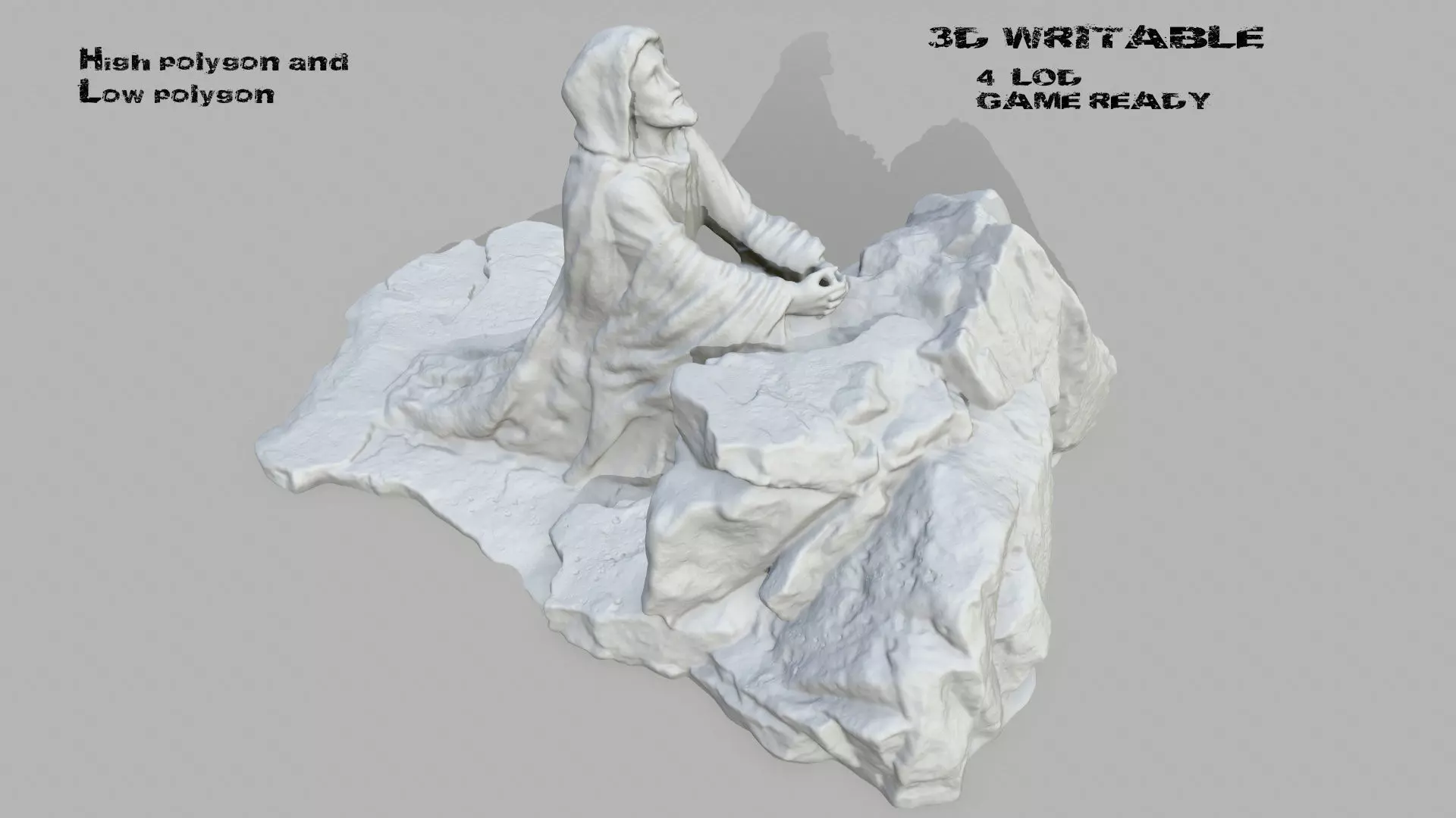 Jesus High Polygon 3D model