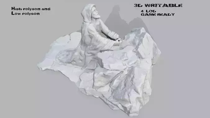 Jesus High Polygon 3D model