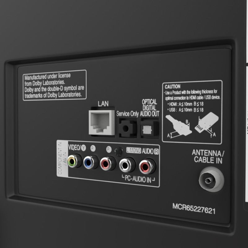 LG LED 109cm 43LF6300 3D model_9