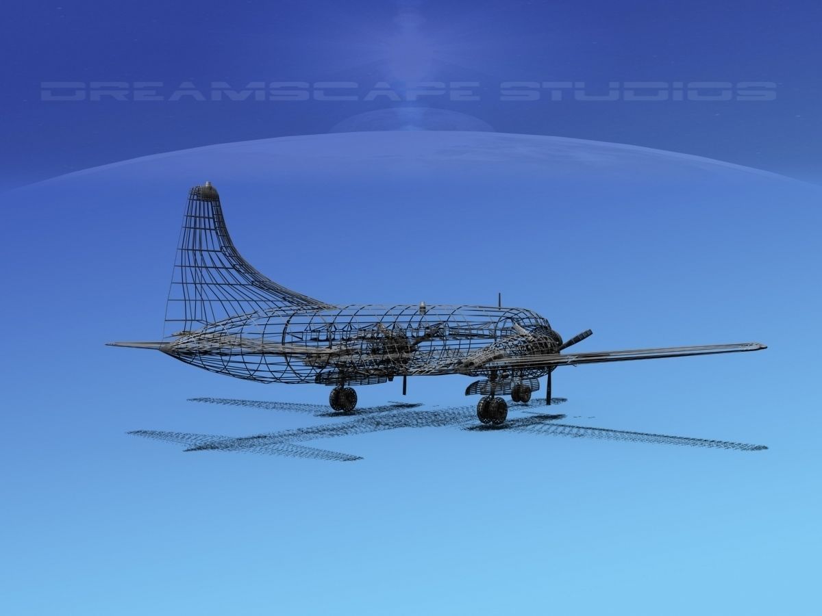 Convair CV-340 Mohawk Airlines 3D model_12