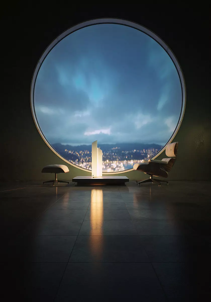 Eames Dusk Rounded  -The Third and The Seventh 3D Scene 3D model 3D model_0
