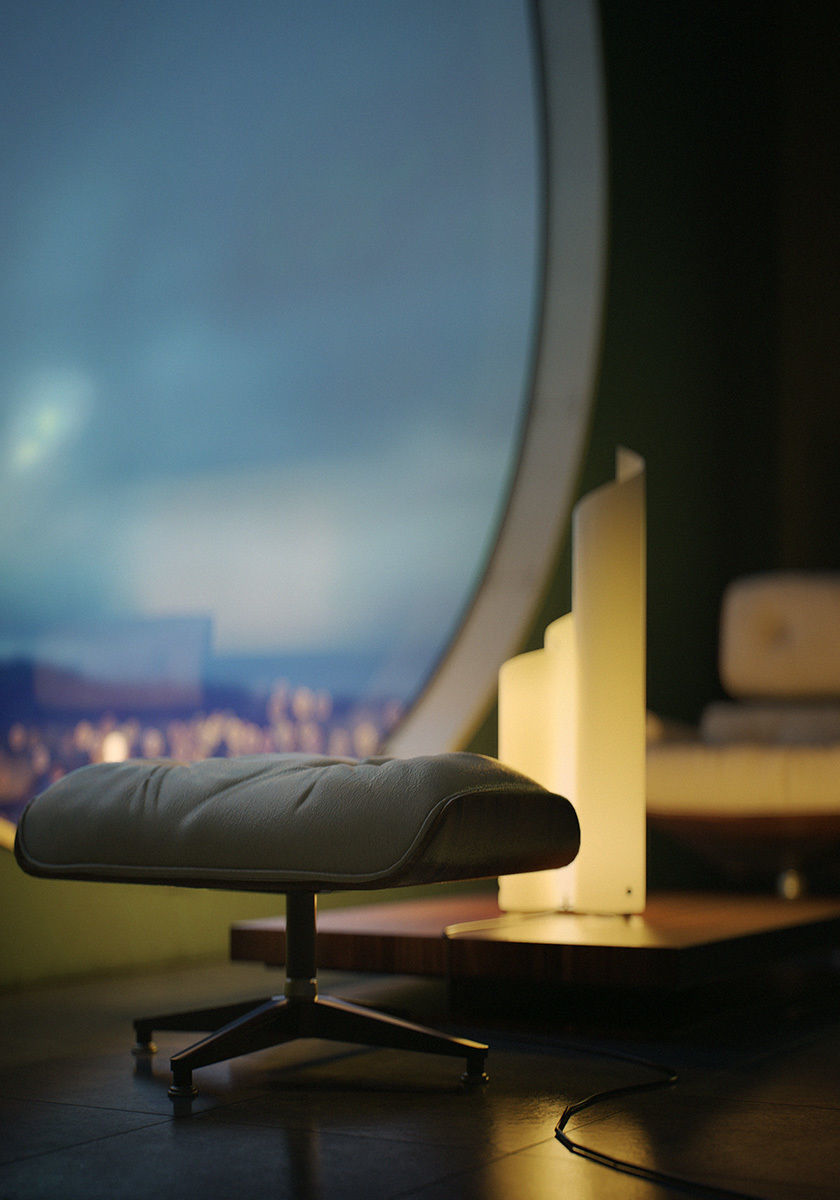 Eames Dusk Rounded  -The Third and The Seventh 3D Scene 3D model 3D model_2