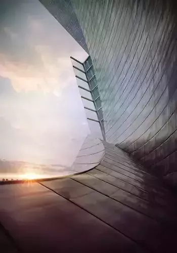 Gehry Disney ConcertHall form The Third an The Seventh Shortfilm 3D model