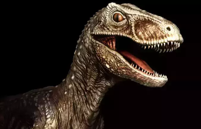 Ultimate Deinonychus Low-poly 3D model