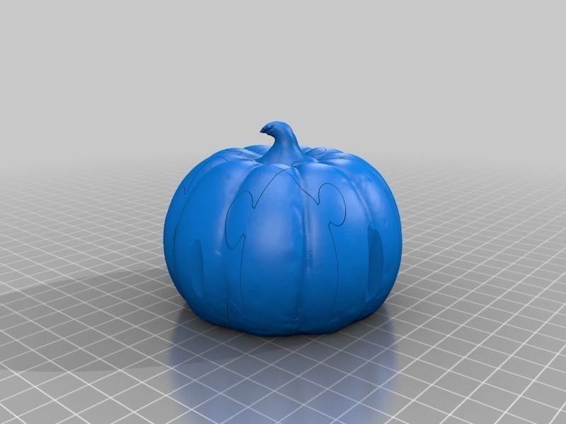 Pumpkin puzzle Free 3D print model_12