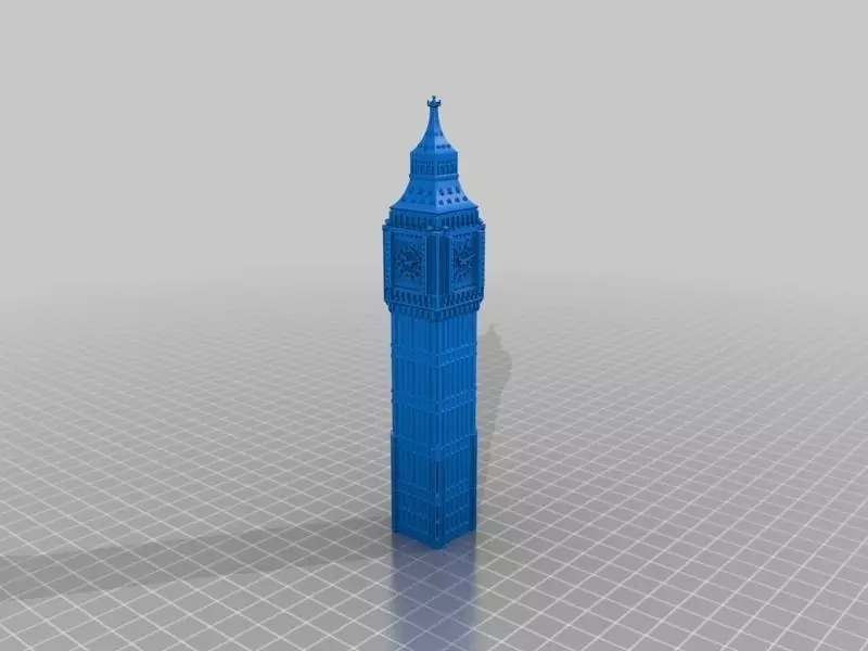 Solid Big Ben Free 3D print model_0