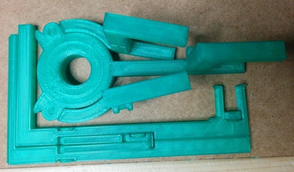 Folded Spool for Proto Pasta coiled filament Free 3D print model_7