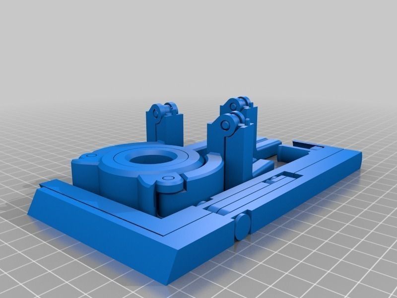 Folded Spool for Proto Pasta coiled filament Free 3D print model_3