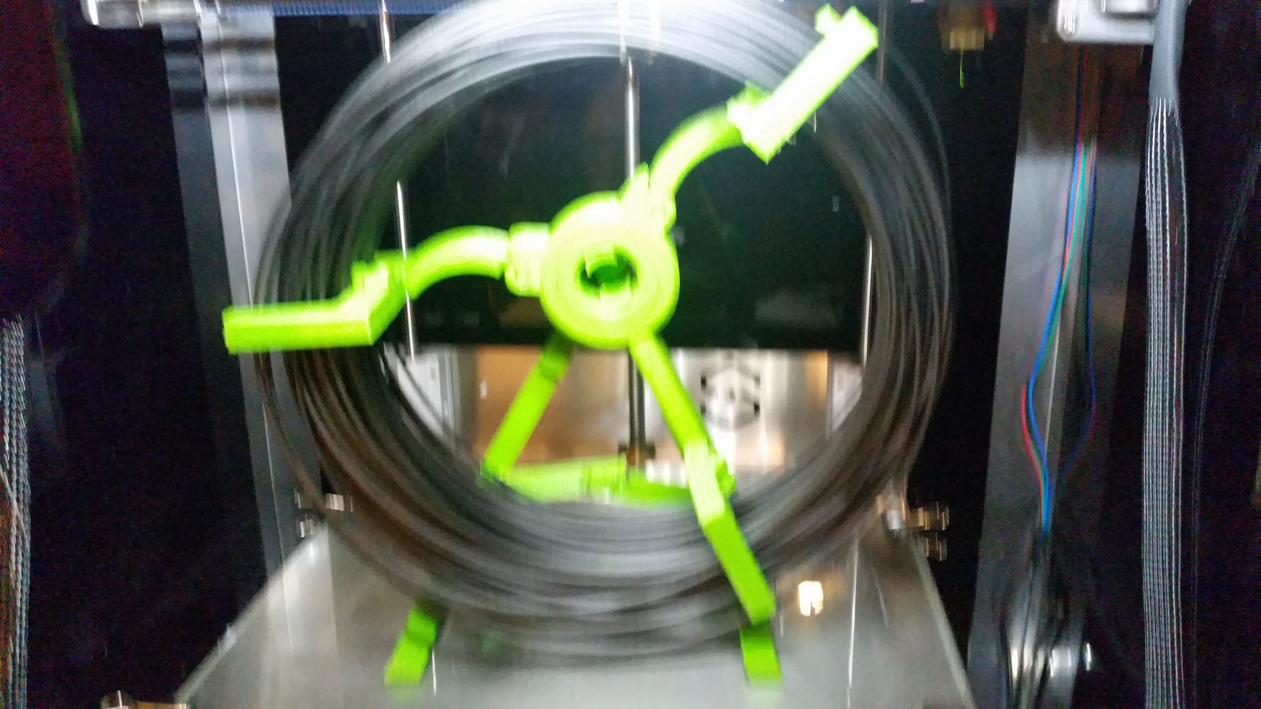 Folded Spool for Proto Pasta coiled filament Free 3D print model_1