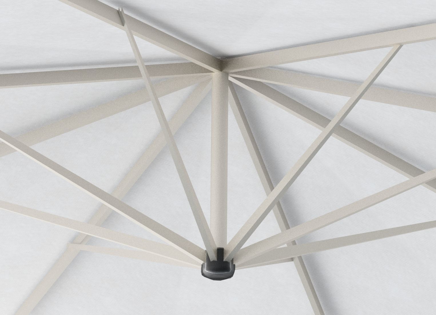 KarlsloOutdoor Umbrella Low Poly VR AR Low-poly 3D model_7