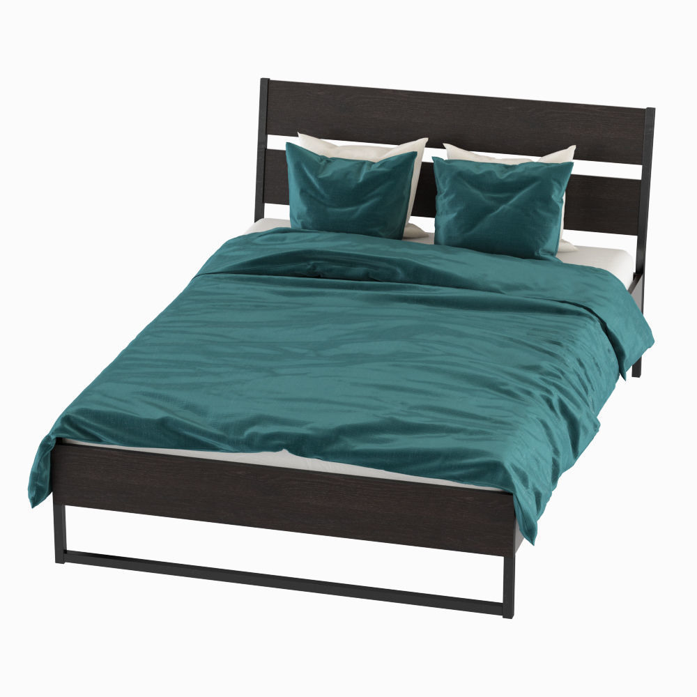 Bed Trisile 3D model_5