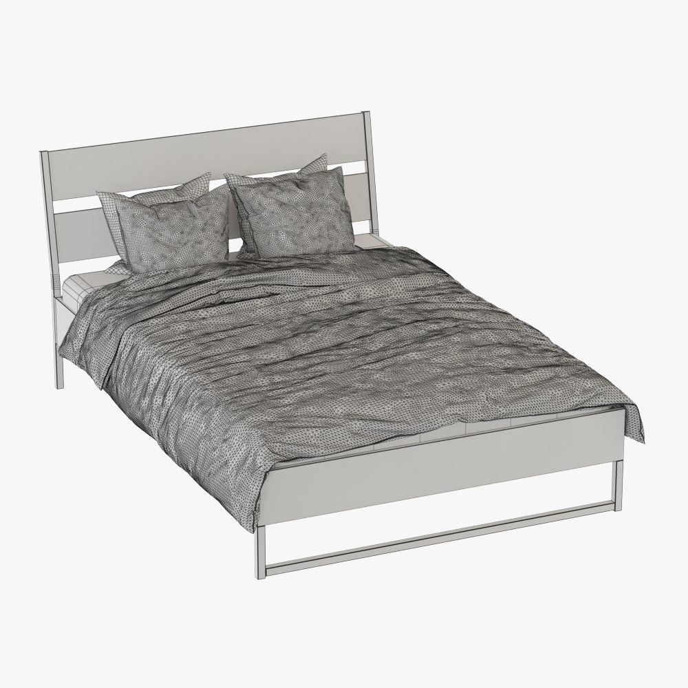 Bed Trisile 3D model_8
