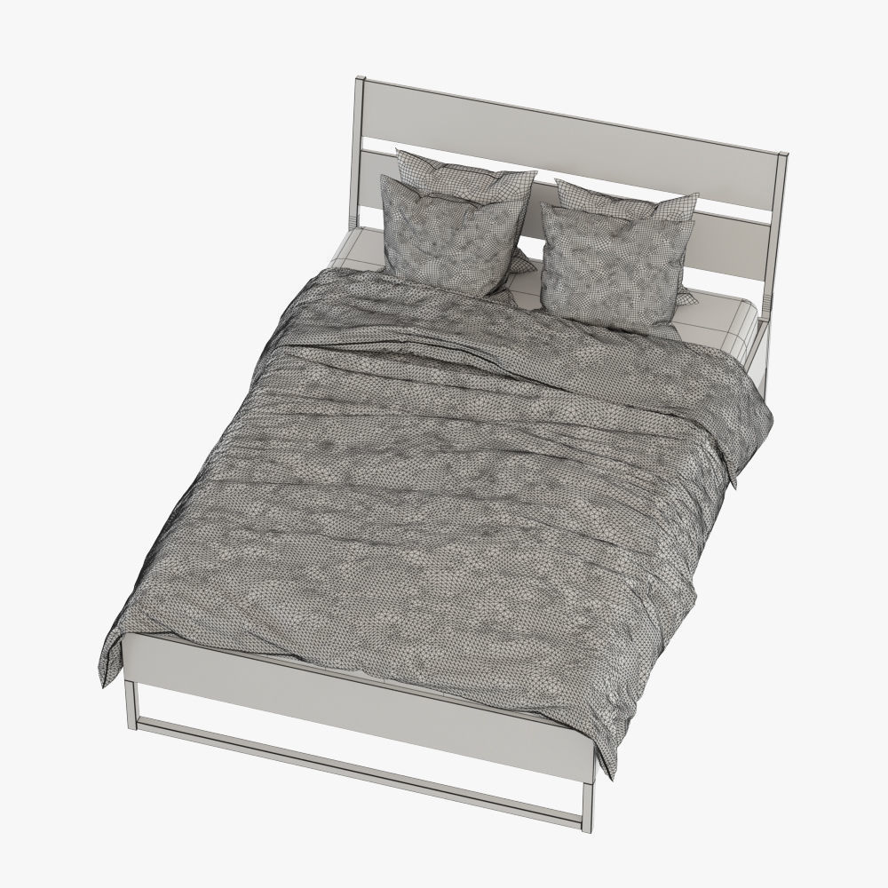 Bed Trisile 3D model_9