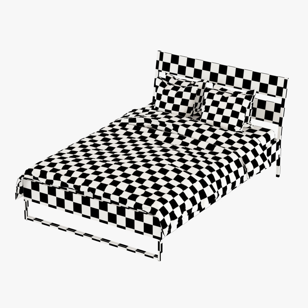 Bed Trisile 3D model_10