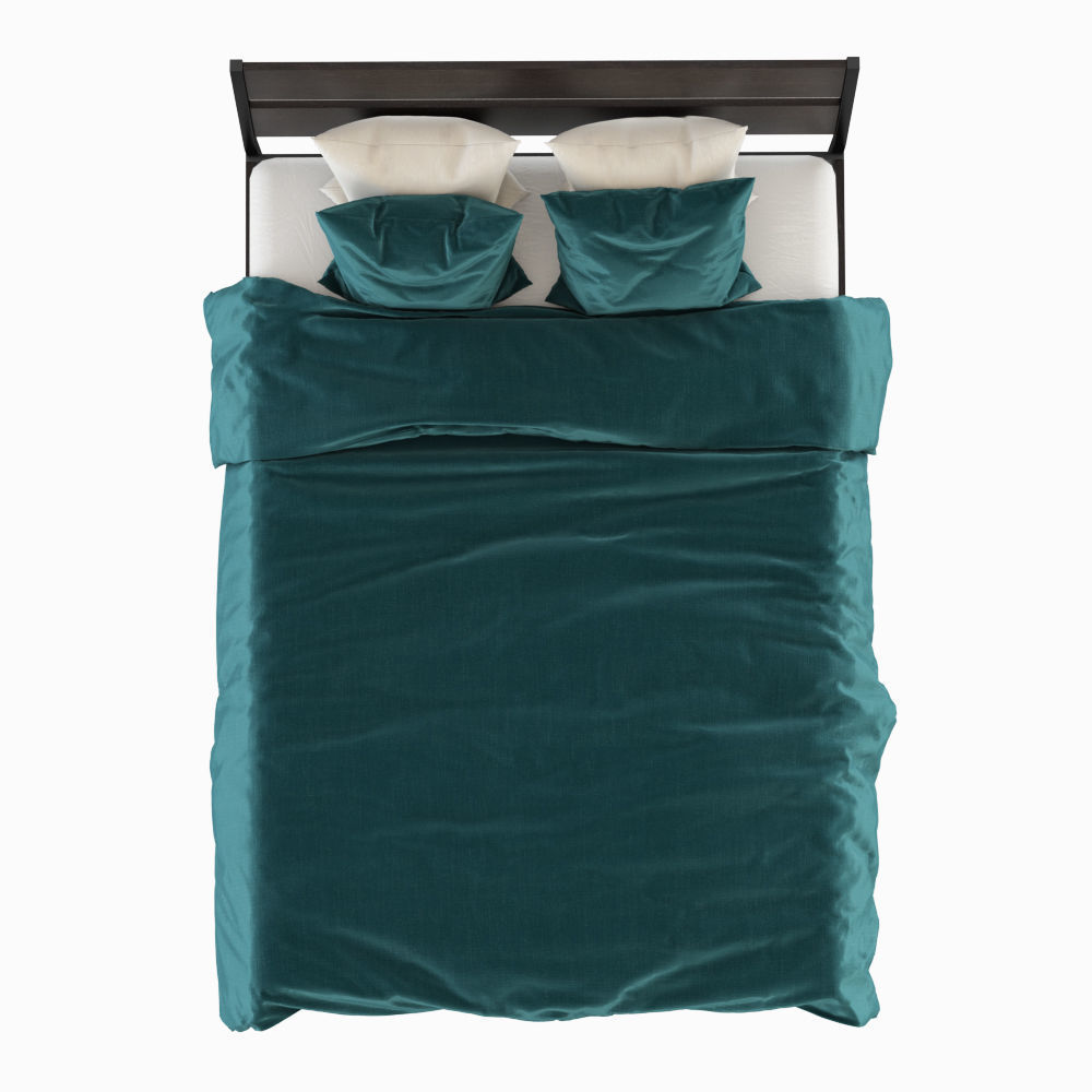 Bed Trisile 3D model_3