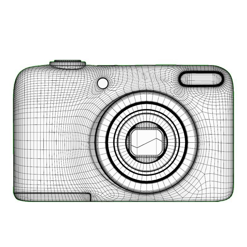 NIKON DIGICAM 16MP L31 BLACK 3D model_9