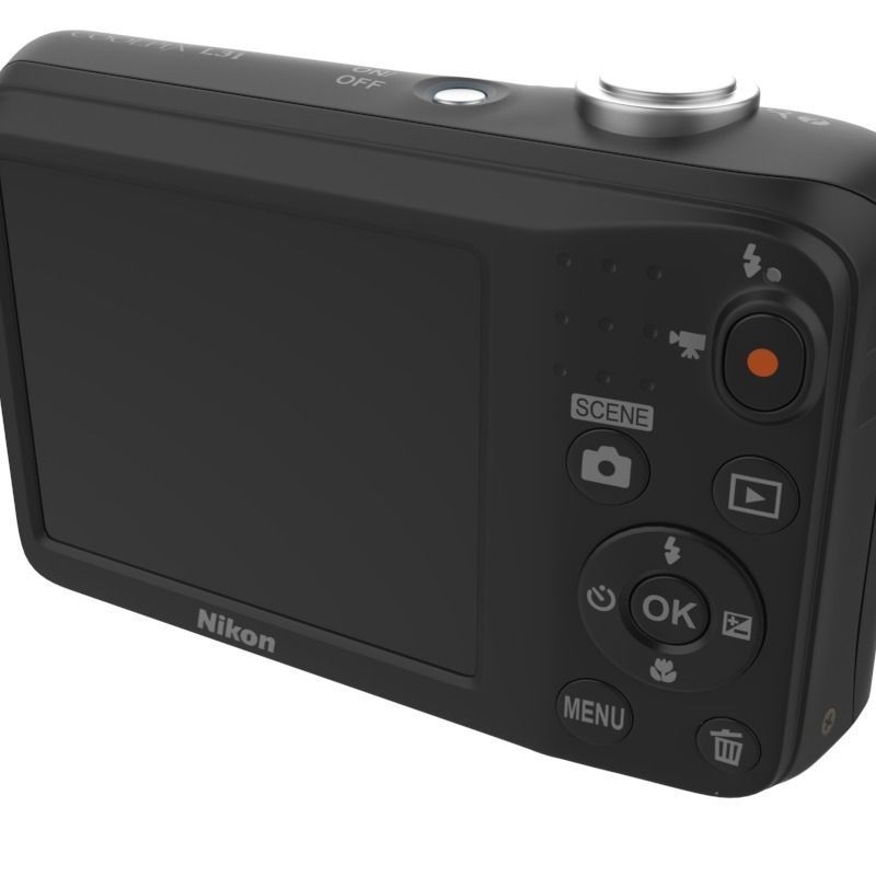 NIKON DIGICAM 16MP L31 BLACK 3D model_6