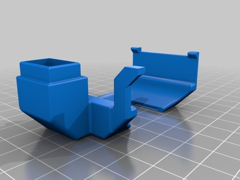 Replicator 2 Fan Duct revisited Free 3D print model_2
