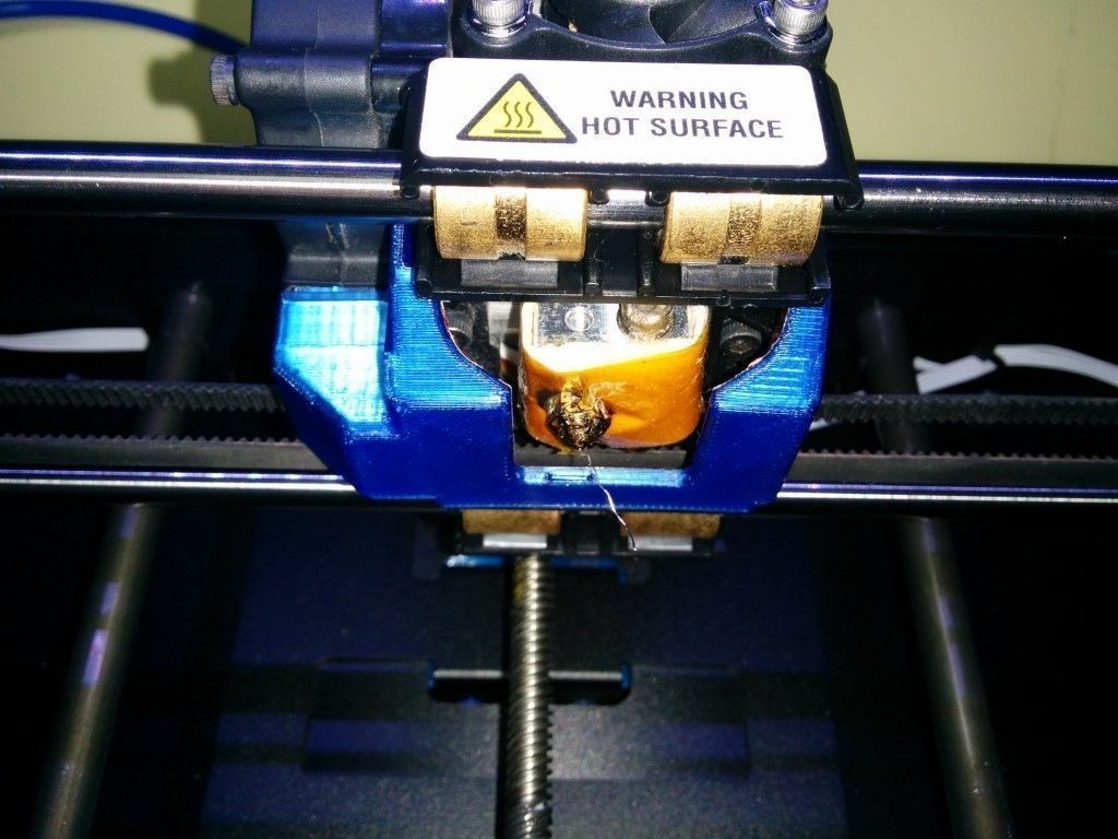 Replicator 2 Fan Duct revisited Free 3D print model_5