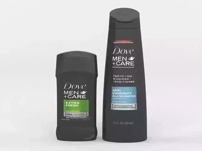 Dove shampoo 3D model