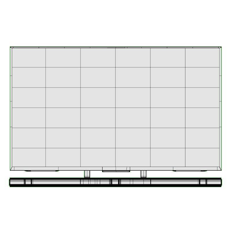 Sony LED 127cm KDL 50W950D 3D 3D model_11