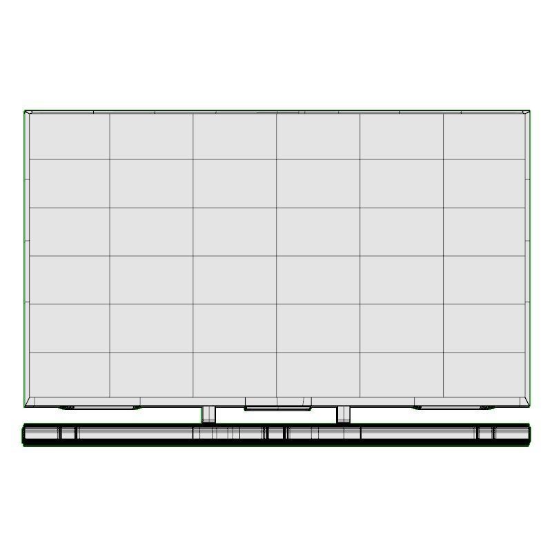 Sony LED 127cm KDL 50W950D 3D 3D model_12