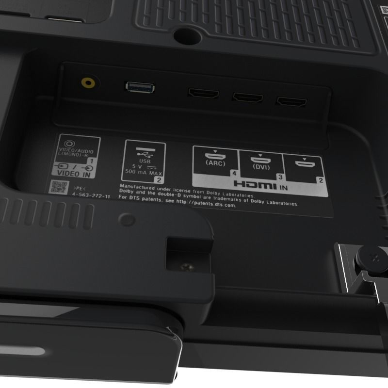 Sony LED 127cm KDL 50W950D 3D 3D model_7