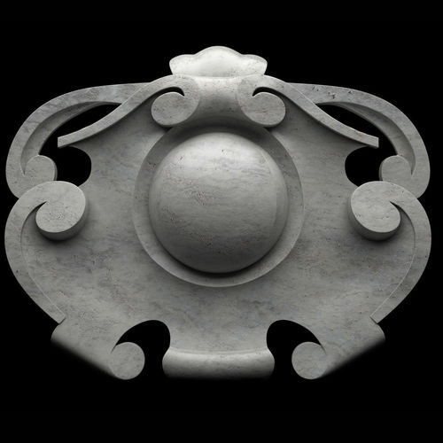 Decoration marble medallion 3D model