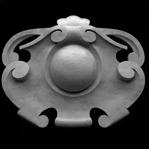 Decoration marble medallion