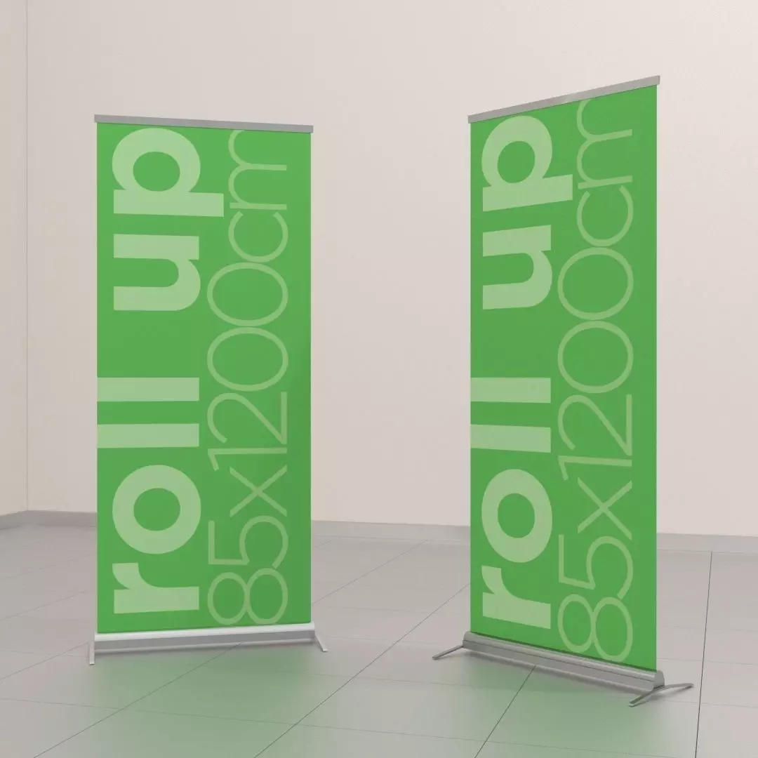 Roll Up Rollup Marketing Brand Branding Sales Low-poly 3D model