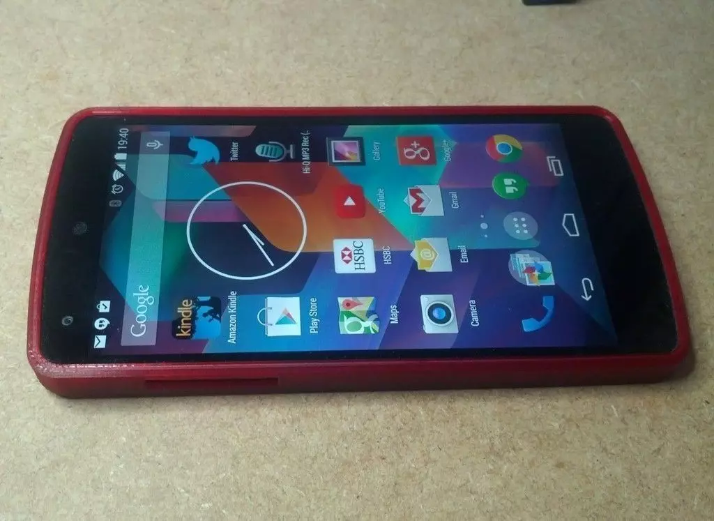 Nexus 5 Bumper Free 3D print model