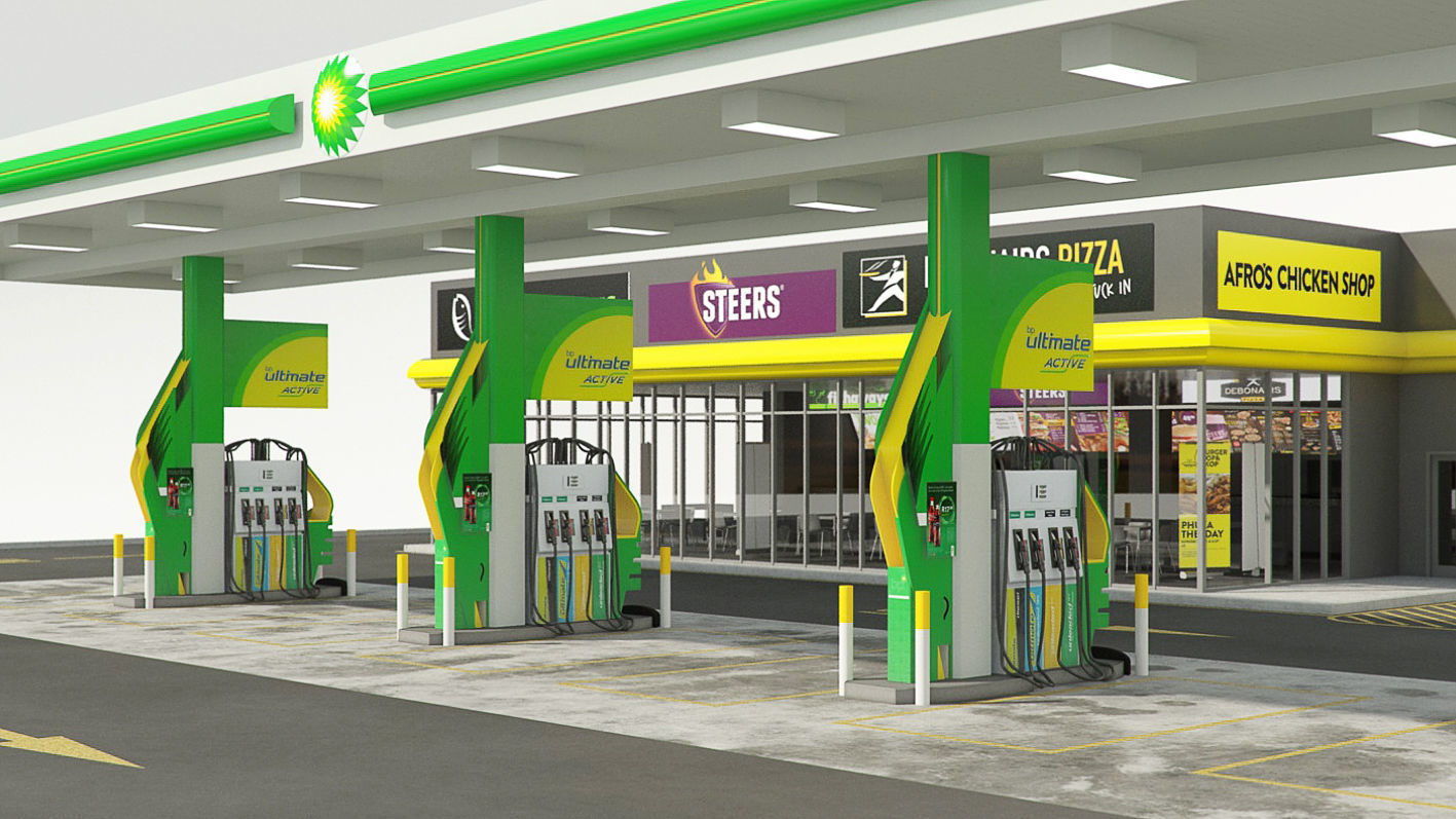 VRay - C4D Scene - BP GARAGE and SHOP 3D model_1