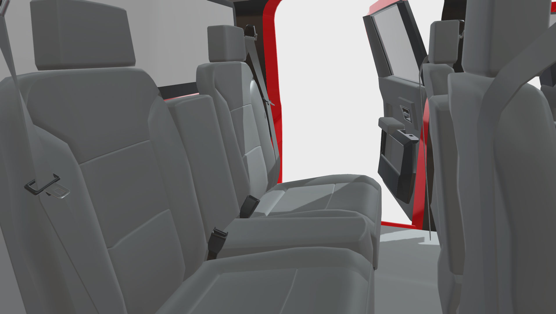 Silverado 3500 HD crewcab 2021 lowpoly 3dmodel Low-poly 3D model_14