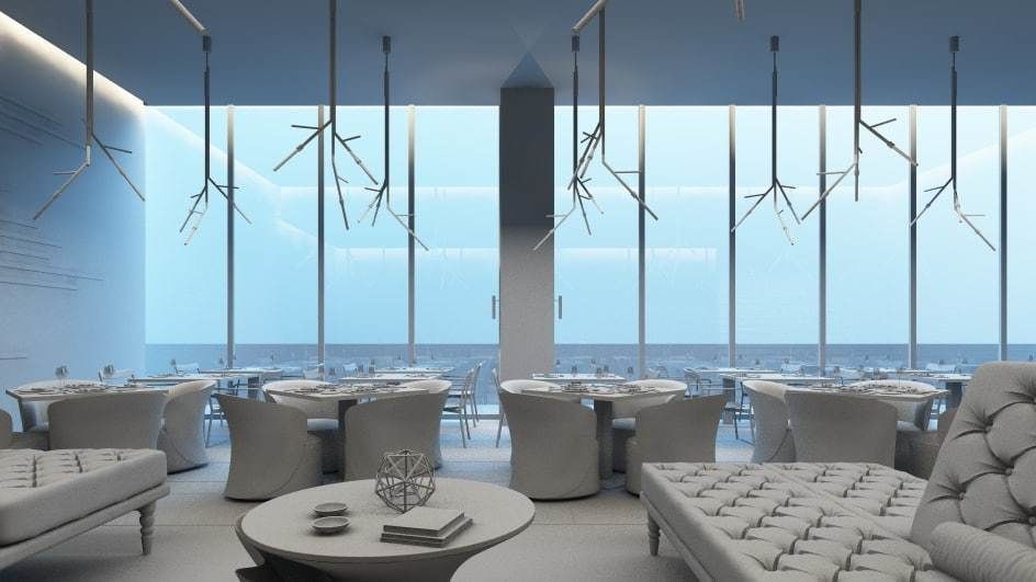 VRay - C4D scene files - Restaurant Interior 3D model_8