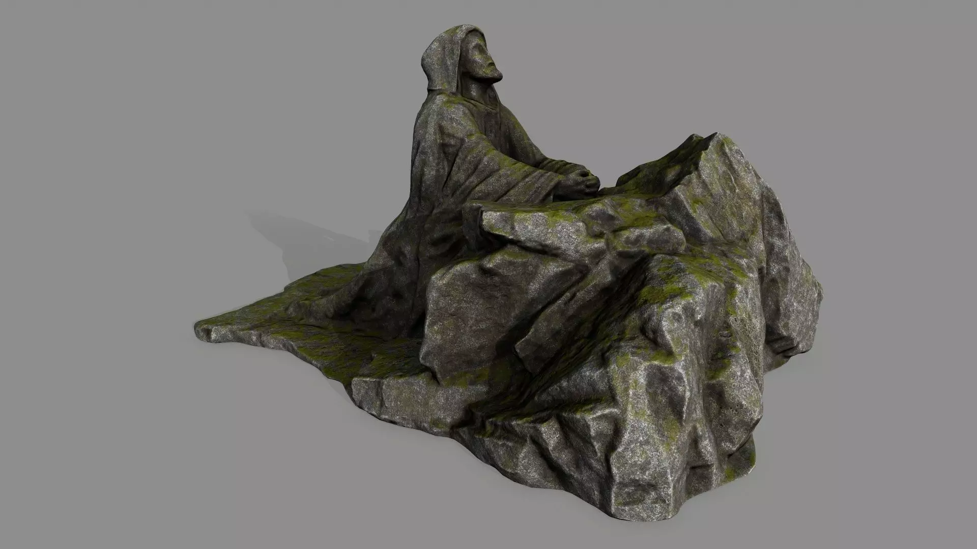Jesus lord of rings Low-poly 3D model_0