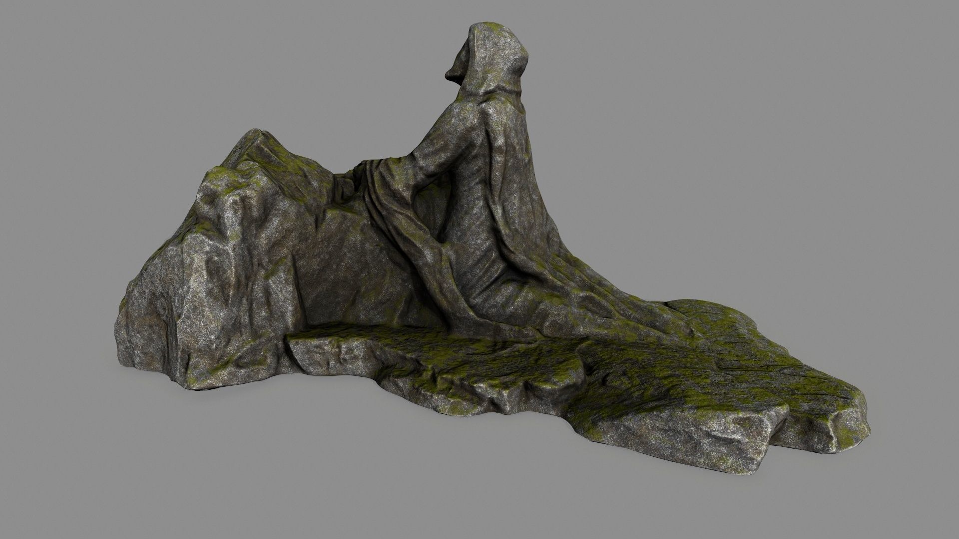 Jesus lord of rings Low-poly 3D model_5
