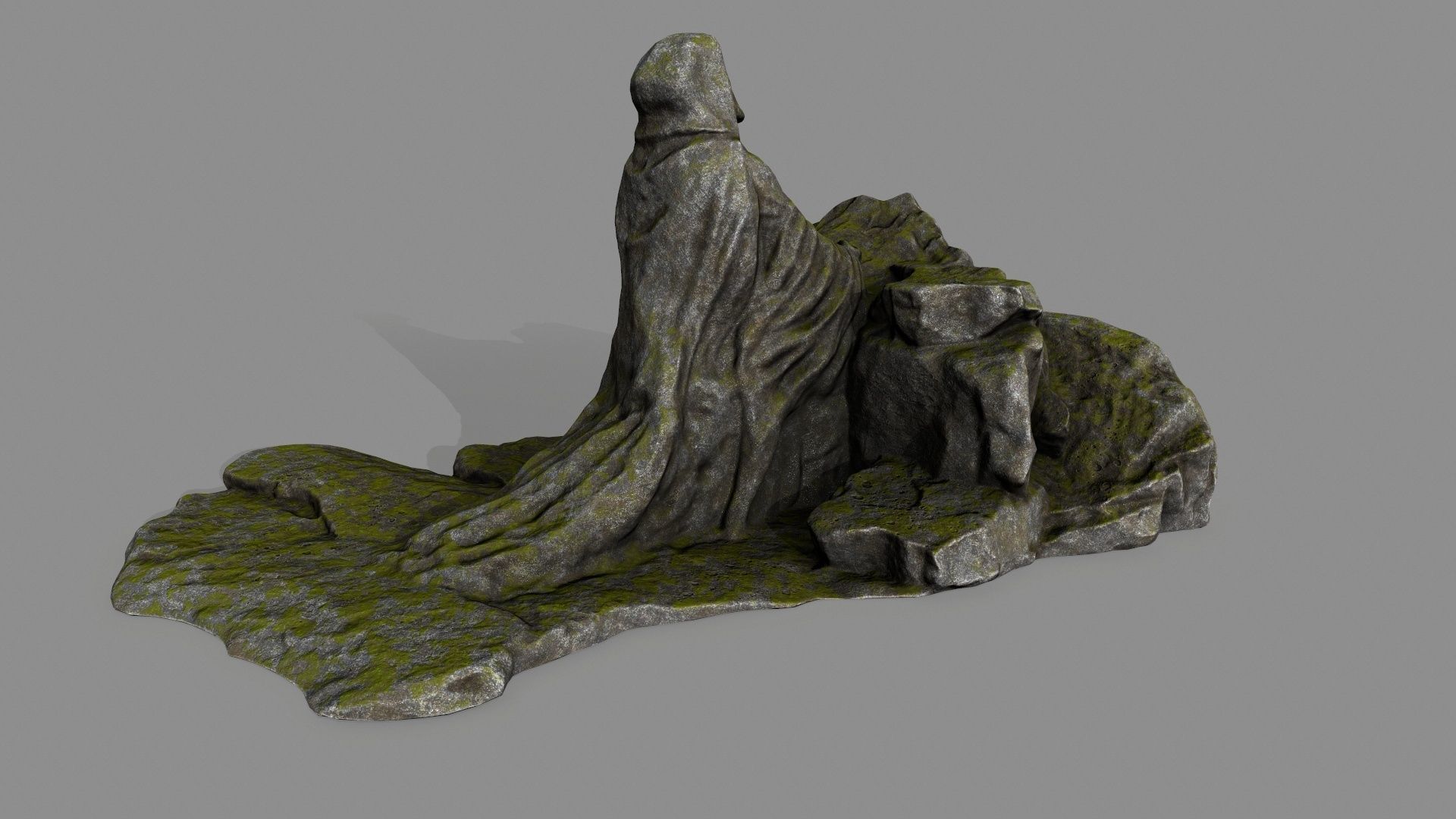 Jesus lord of rings Low-poly 3D model_2