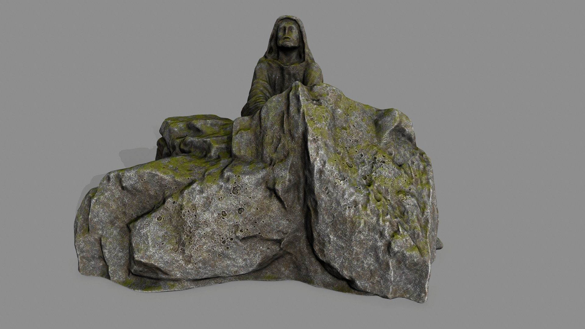 Jesus lord of rings Low-poly 3D model_7