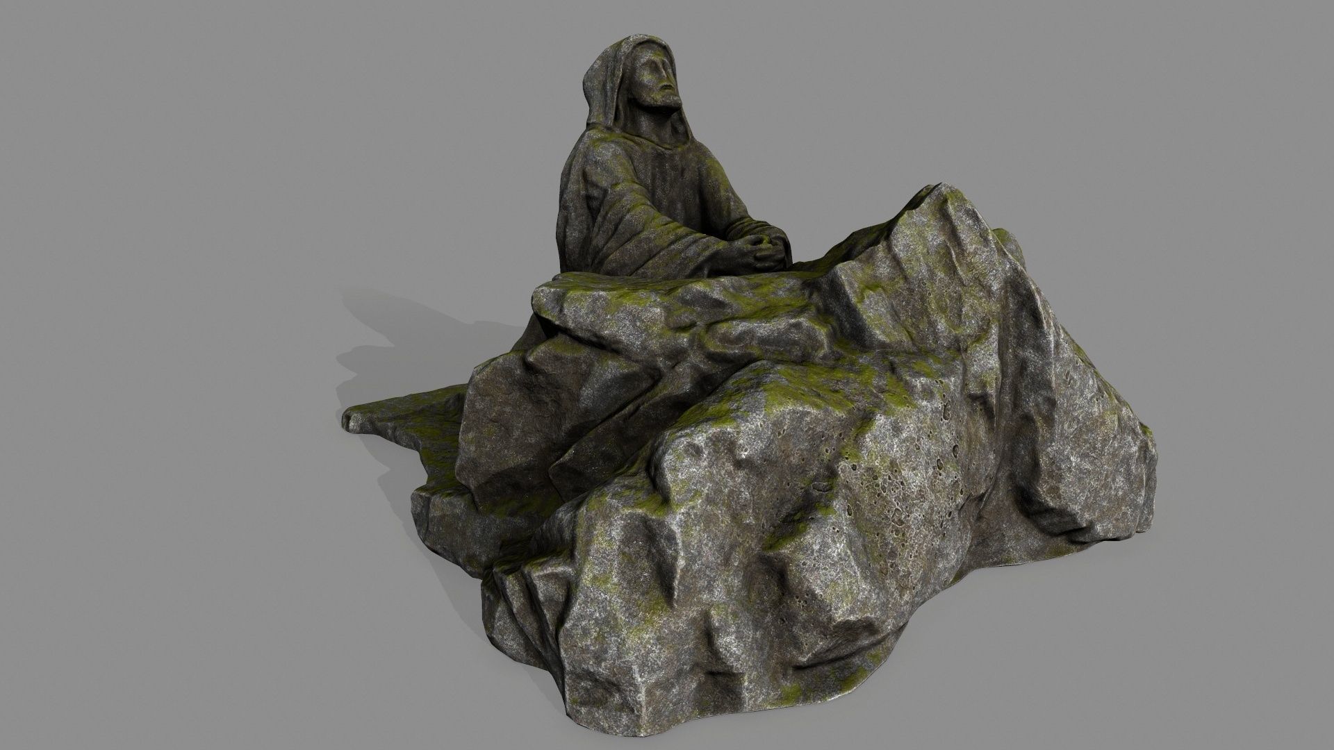 Jesus lord of rings Low-poly 3D model_6