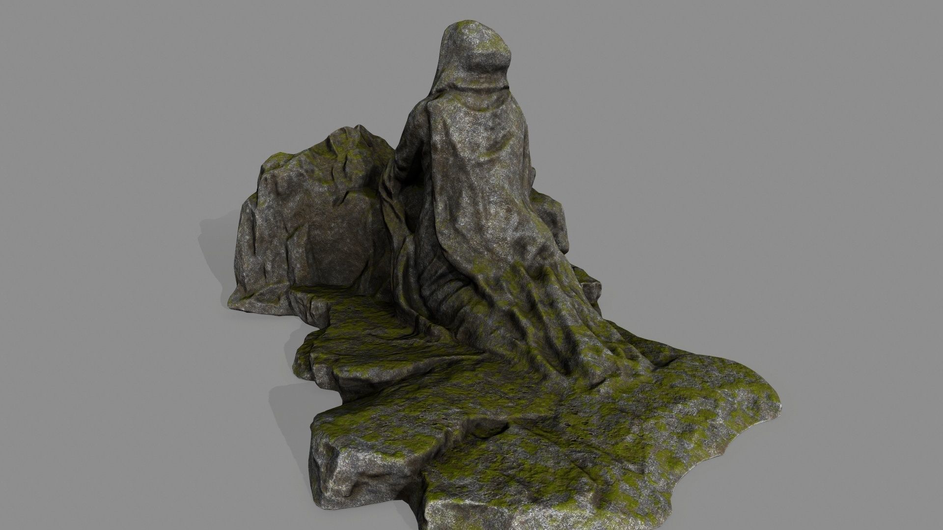 Jesus lord of rings Low-poly 3D model_4
