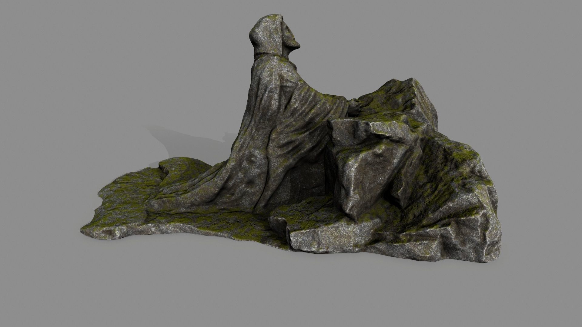 Jesus lord of rings Low-poly 3D model_1