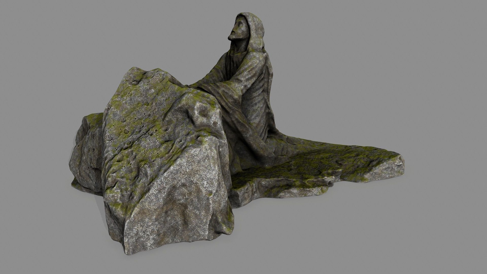 Jesus lord of rings Low-poly 3D model_8