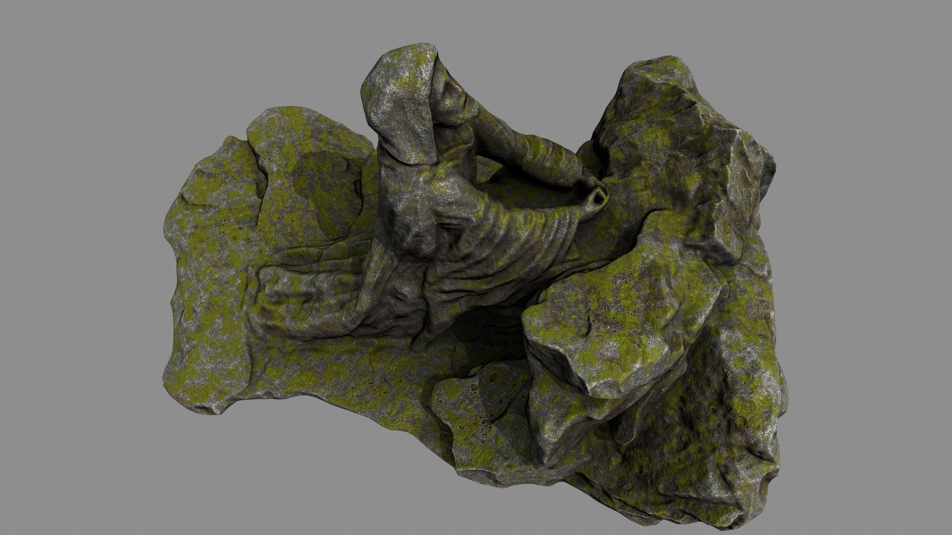 Jesus lord of rings Low-poly 3D model_9