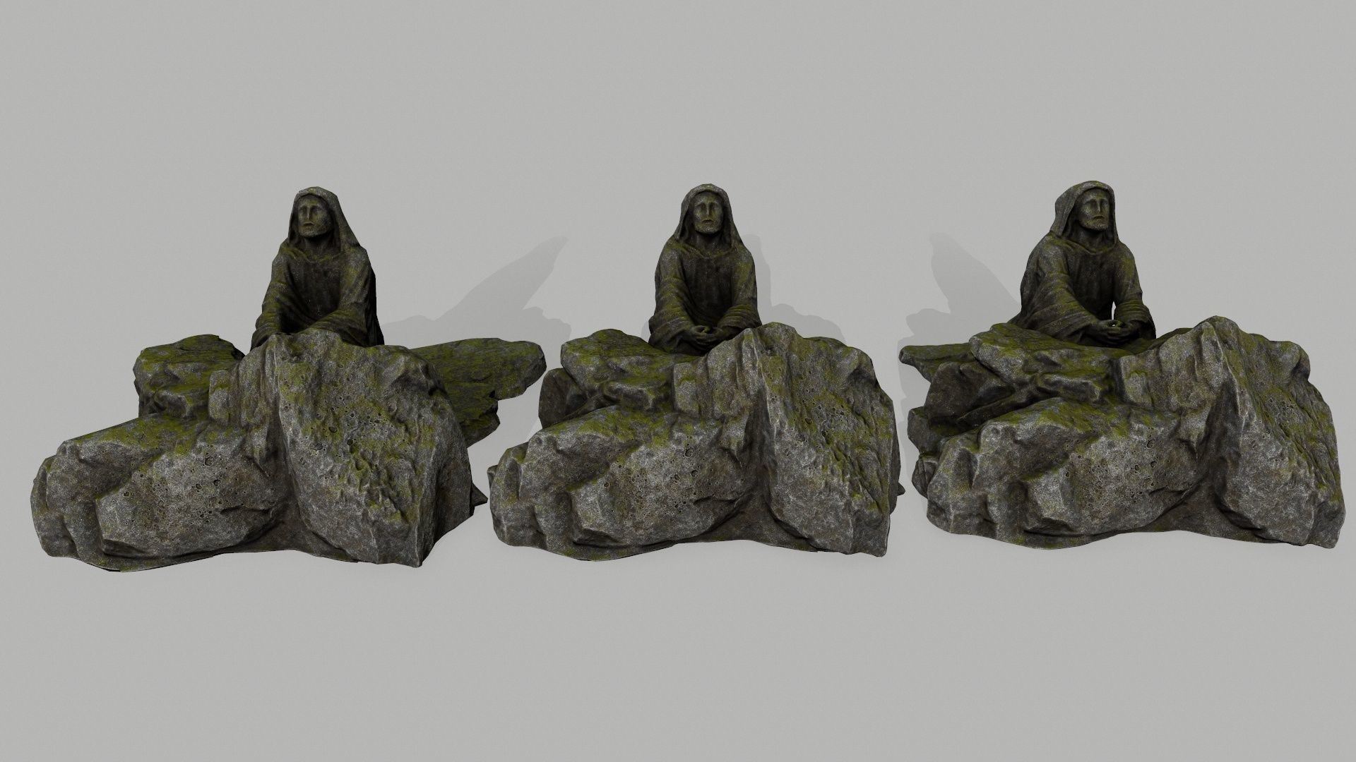 Jesus lord of rings Low-poly 3D model_10